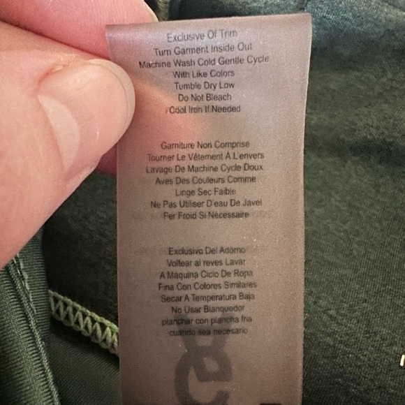 Good American The Dual Life Tonal Boy Shorts in Heathered Green Size 1 Small - Picture 6 of 11